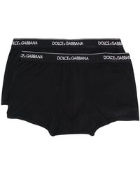 Dolce & Gabbana Logo Boxers - Black