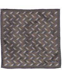 Brioni - Pritned Silk Foulard - Lyst