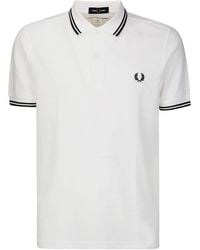Comme des Garçons - Striped Trim Polo - Lyst