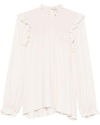 forte_forte - Silk Blend Blouse - Lyst
