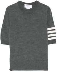 Thom Browne - Wool Crewneck Sweater - Lyst