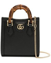 Gucci - Diana Leather Super Mini Bag - Lyst