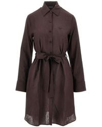 Emporio Armani - Cotton Beach Robe - Lyst