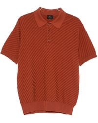Brioni - Cotton And Cashmere Polo Shirt - Lyst