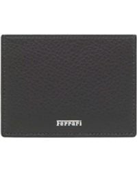 Ferrari - Garnet Leather Card Holder With Printed Logo - Lyst