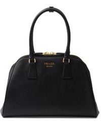 Prada - Borsa Tote Media - Lyst
