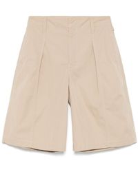 Lemaire - Cotton Bermuda Trousers - Lyst