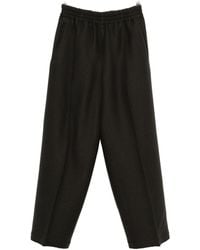 Ami Paris - Wool Wide-Leg Trousers - Lyst