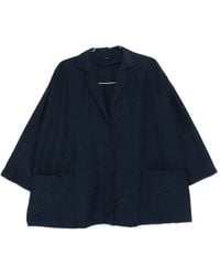 Apuntob - Cotton Blend Blazer Jacket - Lyst