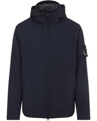Stone Island - Hooded Blouson Jacket - Lyst