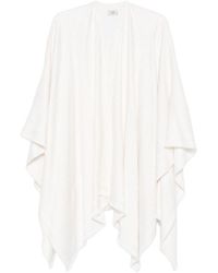 Fendi - Ff Wool And Silk Poncho - Lyst