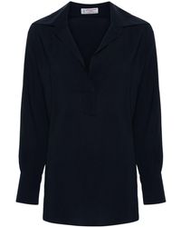 Alberto Biani - Georgette Blouse - Lyst