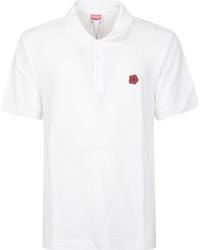 KENZO - Cotton Polo Shirt - Lyst