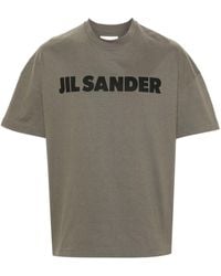 Jil Sander - Logo-Printed Cotton T-Shirt With Relaxed Fit - Lyst