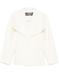 Jacquemus - La Veste Chale Wool Blend Jacket - Lyst