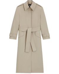 BOSS - Ciolet Wool Trench Coat - Lyst