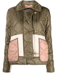 Fay - Panelled Padded Jacket - Lyst