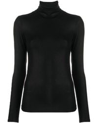Majestic - Lurex High-Neck Sweater - Lyst