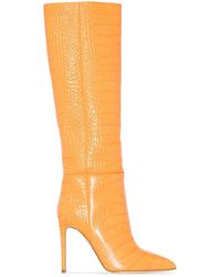 Orange Knee-high boots for Women | Lyst
