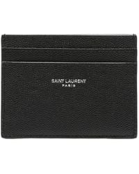 Saint Laurent - Ysl Monogram Credit Card Case - Lyst