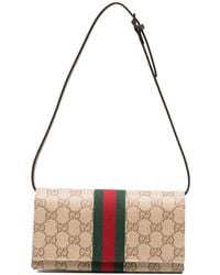 Gucci - Web Detail Mini Pouch - Lyst