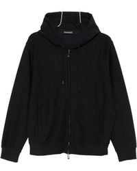 Emporio Armani - Cotton Blend Hoodie - Lyst