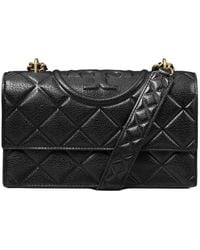 Tory Burch - Fleming Small Leather Crossbody Bag - Lyst