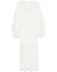 Zimmermann - Coco Lace Midi Dress - Lyst