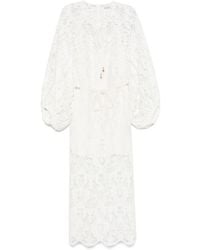 Zimmermann - Coco Lace Midi Dress - Lyst