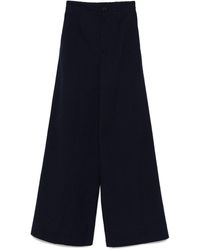 Forte Forte - Cotton High-Waisted Trousers - Lyst