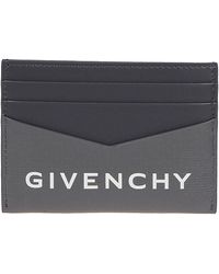Givenchy - Logo Leather Card Holder - Lyst