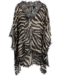 Ermanno Scervino - Printed Short Kaftan - Lyst