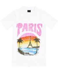 Balenciaga - Paris Tropical T-shir - Lyst
