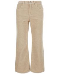 Isabel Marant - Ruthie Cotton And Blend Trousers - Lyst