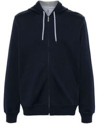 Brunello Cucinelli - Zip Up Spetshirt - Lyst