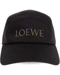 Loewe - Logo Cotton Baseball Cap - Lyst