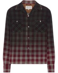 Maison Margiela - Checked Shirt With A Faded Effect - Lyst