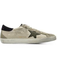 Golden Goose - Super-Star Leather Sneakers - Lyst