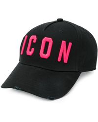 DSquared² Icon Baseball Hat - Black