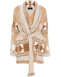 Alanui - Icon Cashmere And Linen Blend Cardigan - Lyst
