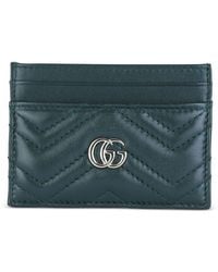 Gucci - Gg Marmont Leather Card Case - Lyst