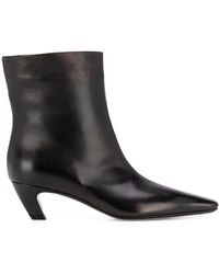 Khaite - Arizona Leather Boots - Lyst