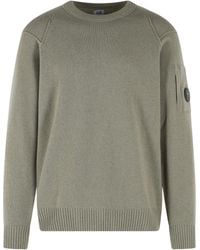 C.P. Company - Lens Crewneck Knitted Jumper - Lyst