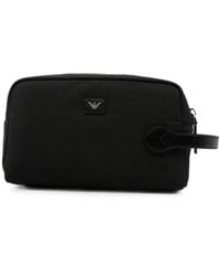 Emporio Armani - Logo Beauty-Case - Lyst