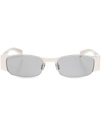 Saint Laurent - Logo-Engraved Square Sunglasses - Lyst