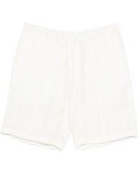 Emporio Armani - Linen Shorts - Lyst
