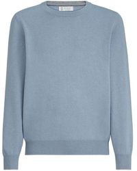 Brunello Cucinelli - Cashmere Crewneck Sweater - Lyst