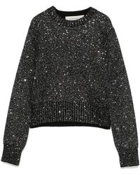 Golden Goose - Sequined Wool Blend Jumper Sweater - Lyst