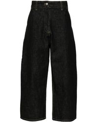 Studio Nicholson - Cropped Denim Jeans - Lyst