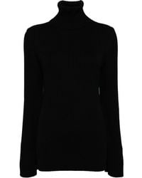 Junya Watanabe - Ribbed Wool Turtle-Neck Sweater - Lyst